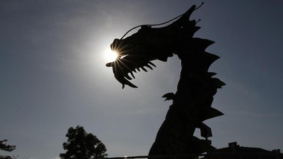 Potret Patung Naga Kerajaan Kesultanan Buton