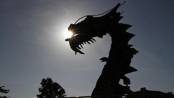Potret Patung Naga Kerajaan Kesultanan Buton