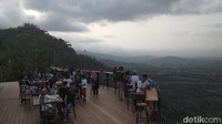 Tempat hits untuk bersantai ini berada di Desa Ngargogondo, Kecamatan Borobudur, Kabupaten Magelang. (Eko Susanto/detiktravel)