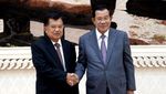 Pererat Hubungan Bilateral, JK Temui PM Kamboja