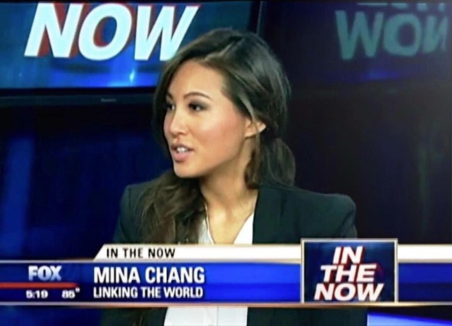 Prestasi lain Mina Chang yang dicurigai palsu adalah sampul majalah Time. Dalam sebuah wawancara di 2017, Mina dianggap secara tidak langsung mengakui bahwa ia tampil di sampul majalah Time yang ternyata adalah editan. Foto: Instagram @minatrinitychang