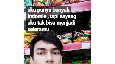 Bosan di Tempat Kerja, Pria Ini Bikin Gombalan Pakai Barang Minimarket