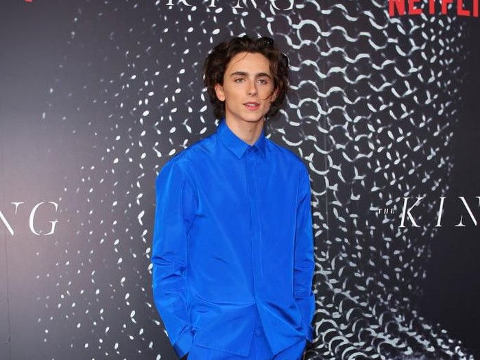 VENICE, ITALY - SEPTEMBER 02:  TimothÃ©e Chalamet attends The King red carpet during the 76th Venice Film Festival at Sala Grande on September 02, 2019 in Venice, Italy. (Photo by Vittorio Zunino Celotto/Getty Images)