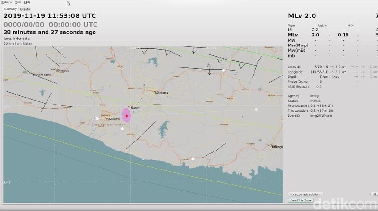 Gempa Darat Kembali Terjadi di Klaten Malam Ini, Magnitudo 2 SR Gempa Darat Kembali Terjadi di Klaten Malam Ini, Magnitudo 2 SR
