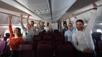 Foto Pesawat Australia Terbang di Rute Terpanjang Sedunia