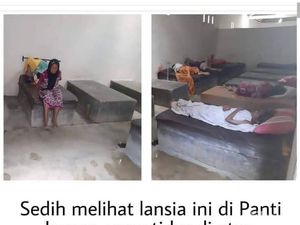 Viral Lansia Tidur di Coran Tanpa Alas, Ini Kata Pendiri Panti