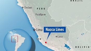 Ini adalah lokasi penemuannya. “Sangat sulit untuk mengetahui tujuan formasi ini,” kata Sakai. Gambar lainnya adalah binatang, tanaman, makhluk imajiner dan sebagainya. Ilmuwan pun berharap gambar-gambar yang tujuan dibuatnya masih misterius itu dijaga. Foto: Live Science