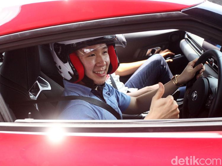 Aksi Marcus Gideon Geber Toyota GR Supra