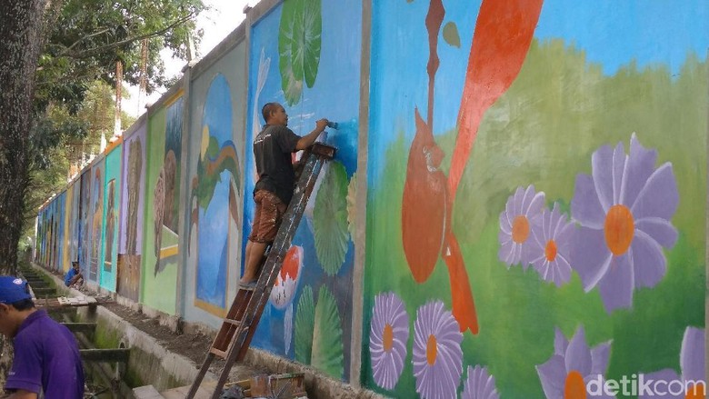 Mural Bikin Semarak Jalan Polonia Medan Mural Bikin Semarak Jalan Polonia Medan