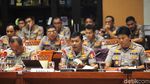 Rapat Perdana Kapolri Jenderal Idham Azis Bersama Komisi III DPR