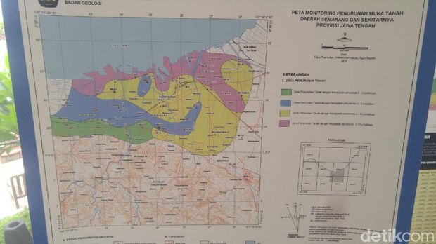 Kawasan Pesisir Semarang 'Tenggelam' 10 Cm Per Tahun