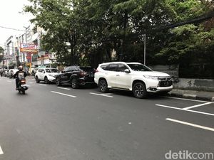 Marka Lahan Parkir di Juanda Jakpus Jadi Sorotan karena Serobot Badan Jalan