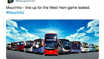 Apakah ia akan kembali mengandalkan strategi parkir bus? Foto: Twitter