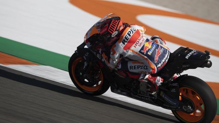 Marc Marquez tercepat di hari kedua tes MotoGP Jerez. (Foto: Mirco Lazzari gp/Getty Images) Marc Marquez tercepat di hari kedua tes MotoGP Jerez. (Foto: Mirco Lazzari gp/Getty Images)