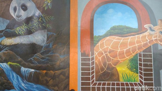 Mural di Jalan Polonia Medan Sumut