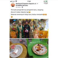 Dapat Order Makanan dari Pengantin, Driver Ojol Ini Disuruh Makan Gratis 