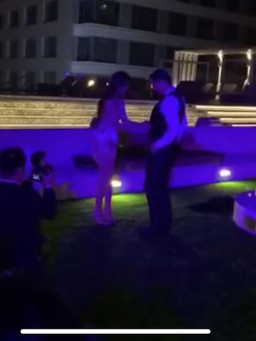 Mantan Pacar Jerry Yan Buka Baju Suaminya Secara Brutal di Pesta Pernikahan