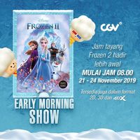 Cuma di RI, Film  Frozen 2 Tayang Mulai Jam 8 Pagi di Bioskop