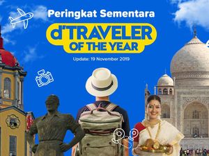 Cek Namamu! Ini Peringkat Sementara dTraveler of The Year 2019