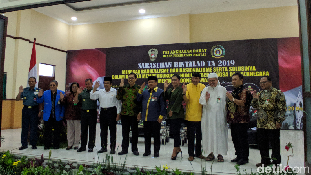 Di Acara Bina Mental TNI AD, Menag Bicara Upaya Jaga Persatuan Umat Beragama