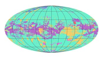 Titan adalah bulan di Saturnus dengan suhu -179 derajat celcius. Di sana ada hujan metana cair tapi terjadinya 1.000 tahun sekali (Foto: NASA)