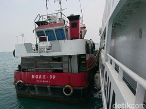 Bakamla Tangkap Kapal Bermuatan BBM Ilegal 35 Ton di Banten