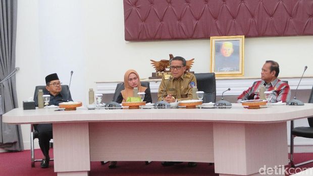 Gubernur Sulsel Nurdin Abdullah mengunjungi Palopo, Kamis (21/11/2019)