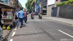 Before-After Penghapusan Marka Parkir yang Serobot Jalan di Jakpus