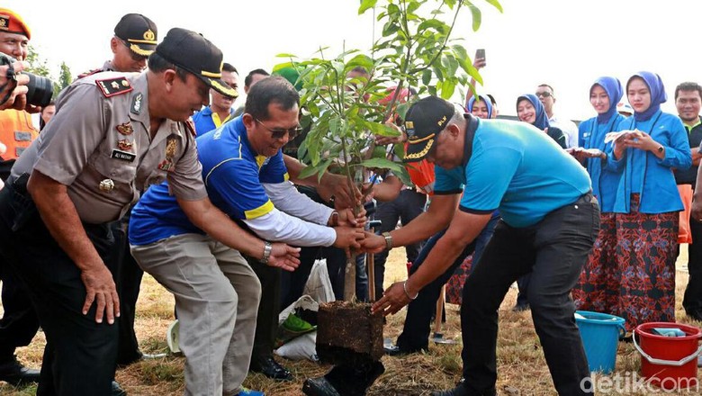Hari Pohon, 122 Batang Matoa-Mangga Ditanam di Stasiun Prujakan Hari Pohon, 122 Batang Matoa-Mangga Ditanam di Stasiun Prujakan