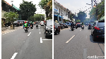 Before-After Penghapusan Marka Parkir yang Serobot Jalan di Jakpus