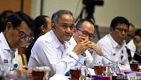 Rapat tersebut membahas mengenai rencana strategis BNN dan BNNP, Hapsem BPK RI Semester I Tahun 2019 dan sejumlah isu lainnya.