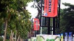 Pemprov DKI Segel tiang-tiang Reklame yang Melanggar
