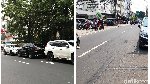 Before-After Penghapusan Marka Parkir yang Serobot Jalan di Jakpus