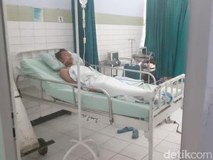 Ganjar Jamin Biaya Pengobatan Korban Aula Roboh di SMKN 1 Miri Sragen