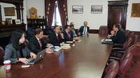 Jerry Sambuaga menggelar pertemuan dengan sejumlah pelaku usaha yang berbasis di Indonesia, masyarakat diaspora yang ada di New York, dan pelaku ekonomi Indonesia di KJRI New York, Minggu (17/11). Istimewa/Kemendag.