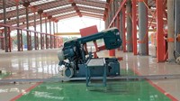 Selain itu fabrikasi baja ini juga memproduksi guard rail sebagai variabel keselamatan proyek jalan tol. Istimewa/Dok. Waskita Karya.