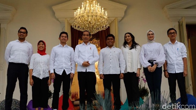 Deretan Stafsus Milenial Jokowi Bergaji Rp 51 Juta
