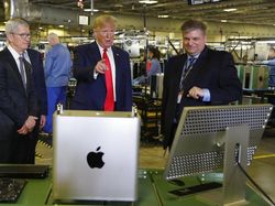 Gencarkan Made In America, Donald Trump Sambangi Pabrik Apple