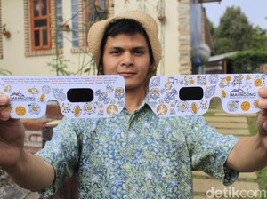 Simpel! Ini Cara Buat Kacamata Gerhana Matahari