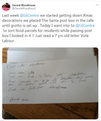 Bukan Mainan, Bocah Ini Kirim Surat ke Santa Minta Hadiah Makanan