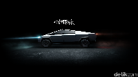 Bodinya punya bodi lancip-lancip mirip sebuah Lamborghini atau pesawat jet tempur. Pool/Tesla.