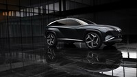 Kabarnya mobil konsep yang bakal memulai debutnya di LA Auto Show 2019 ini akan menjadi generasi penerus dari Tucson. Foto: Pool (Autoevolution)
