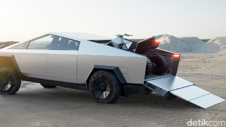 Tesla Cybertruck Tesla memperlihatkan truk pikap Cybertruck
