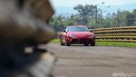 Geber Mobil Balap Toyota Supra di Sentul
