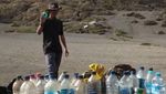 Foto: Sampah Puluhan Botol Isi Urin di Gunung Merbabu