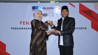 Pendandatanganan dilakukan oleh Direktur Armada PT Pelni M. Tukul Harsono bersama dengan Direktur Komersial I PT Sucofindo Herliana Dewi. Pool/Pelni.