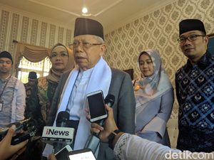 Pimpinan KPK Ajukan Judicial Review UU KPK, Maruf Amin: Itu Hak Masyarakat