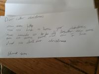 Bukan Mainan, Bocah Ini Kirim Surat ke Santa Minta Hadiah Makanan
