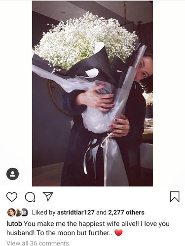 Lulu Tobing Jadi Istri Paling Bahagia di Ultah ke-42