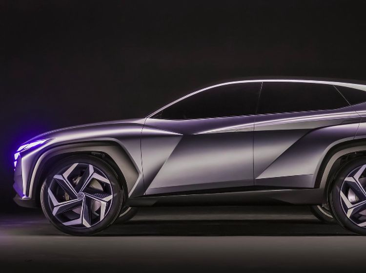 Tampang Hyundai Tucson Hybrid di Masa Depan